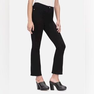 SOLD! FRAME • Le Crop Mini Boot Denim Jeans • Film Noir • 27 • Retail $235